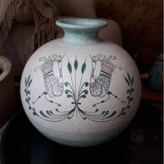 Vase rond en céramique italienne