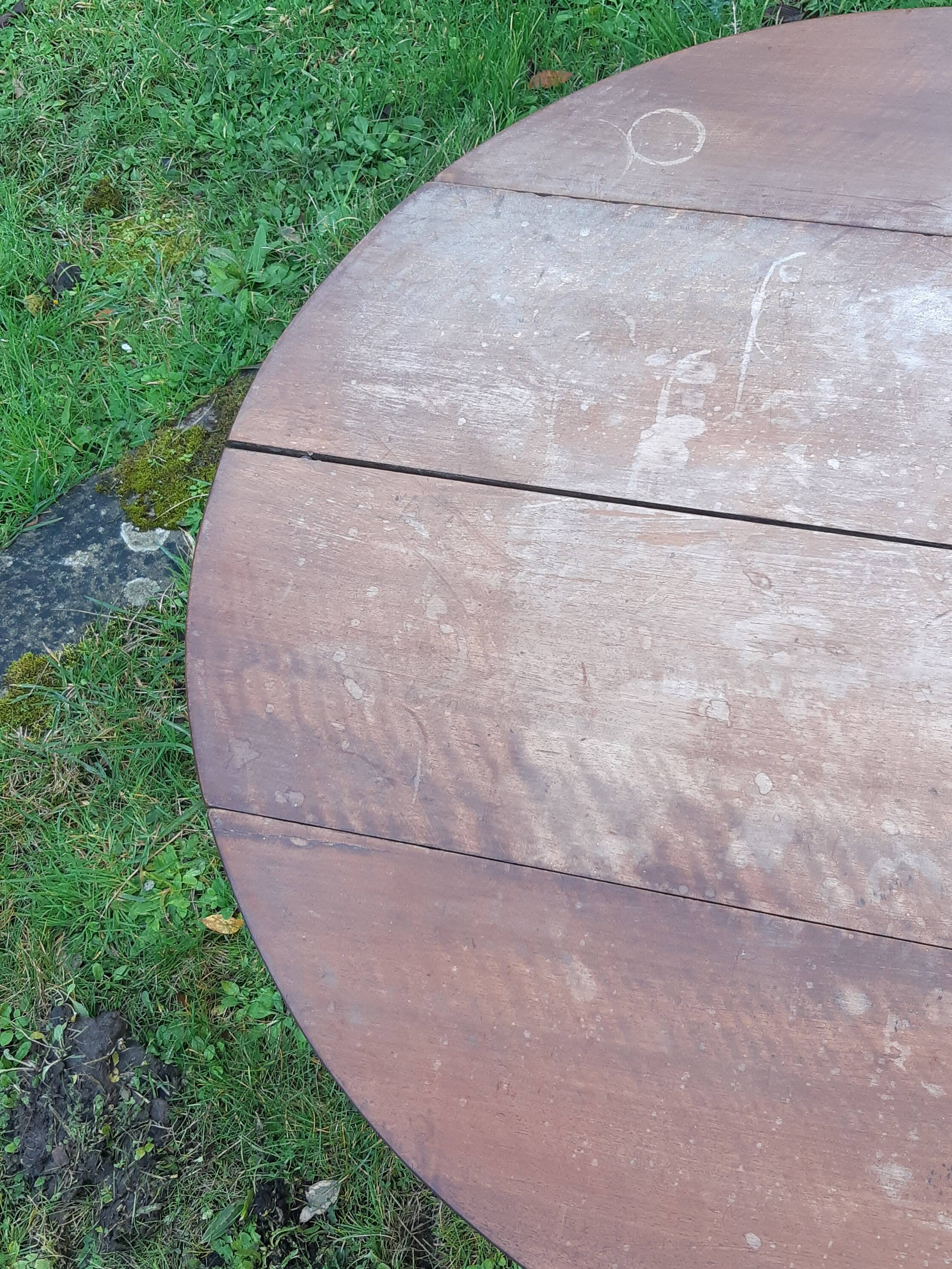 Folding country table