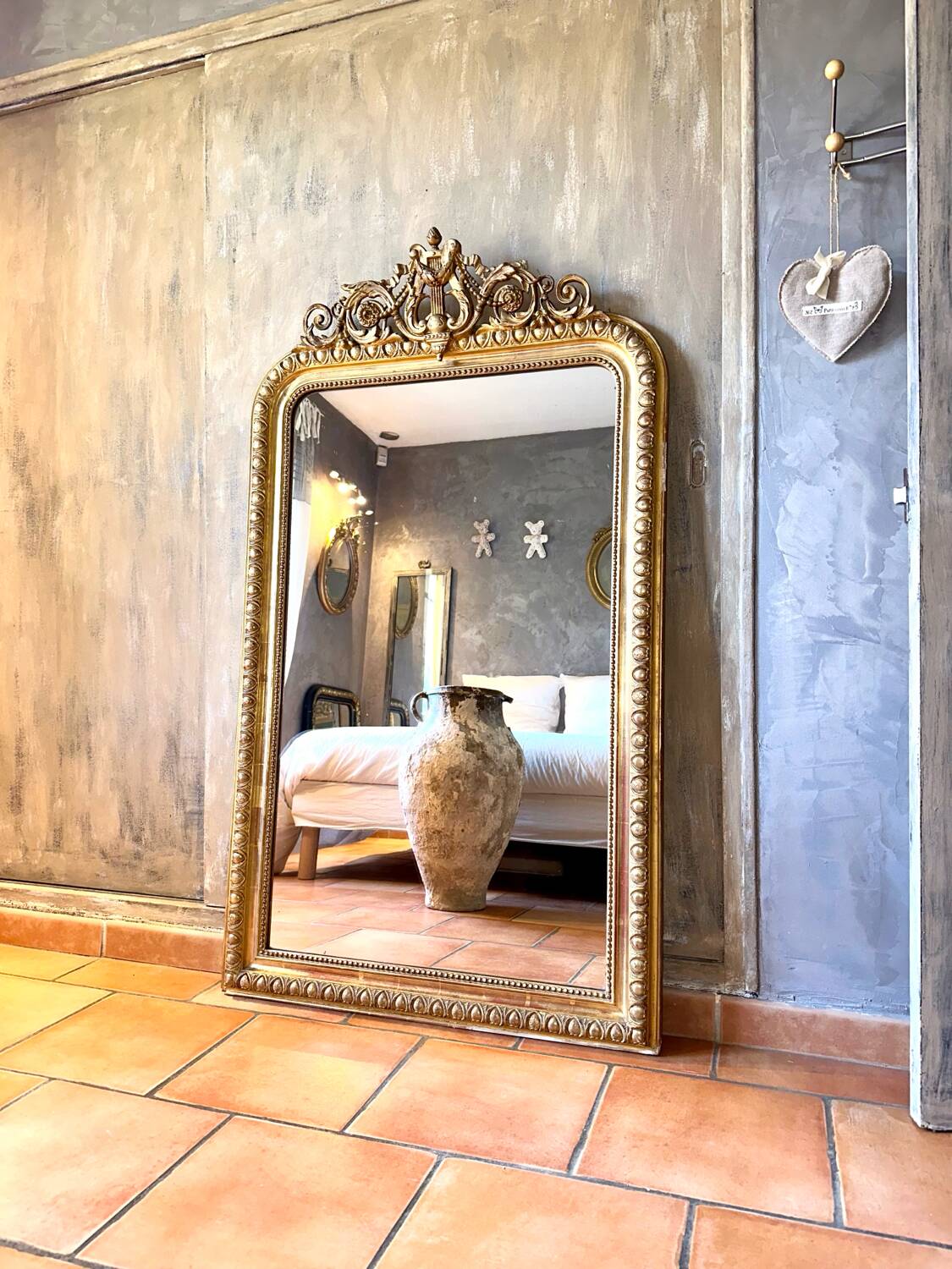 Antique Louis-Philippe 19th century mirror