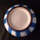 Vintage marine vase in blue and white ceramics