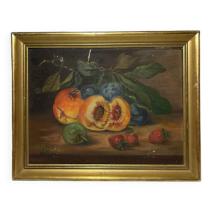 Peinture ancienne réalisée