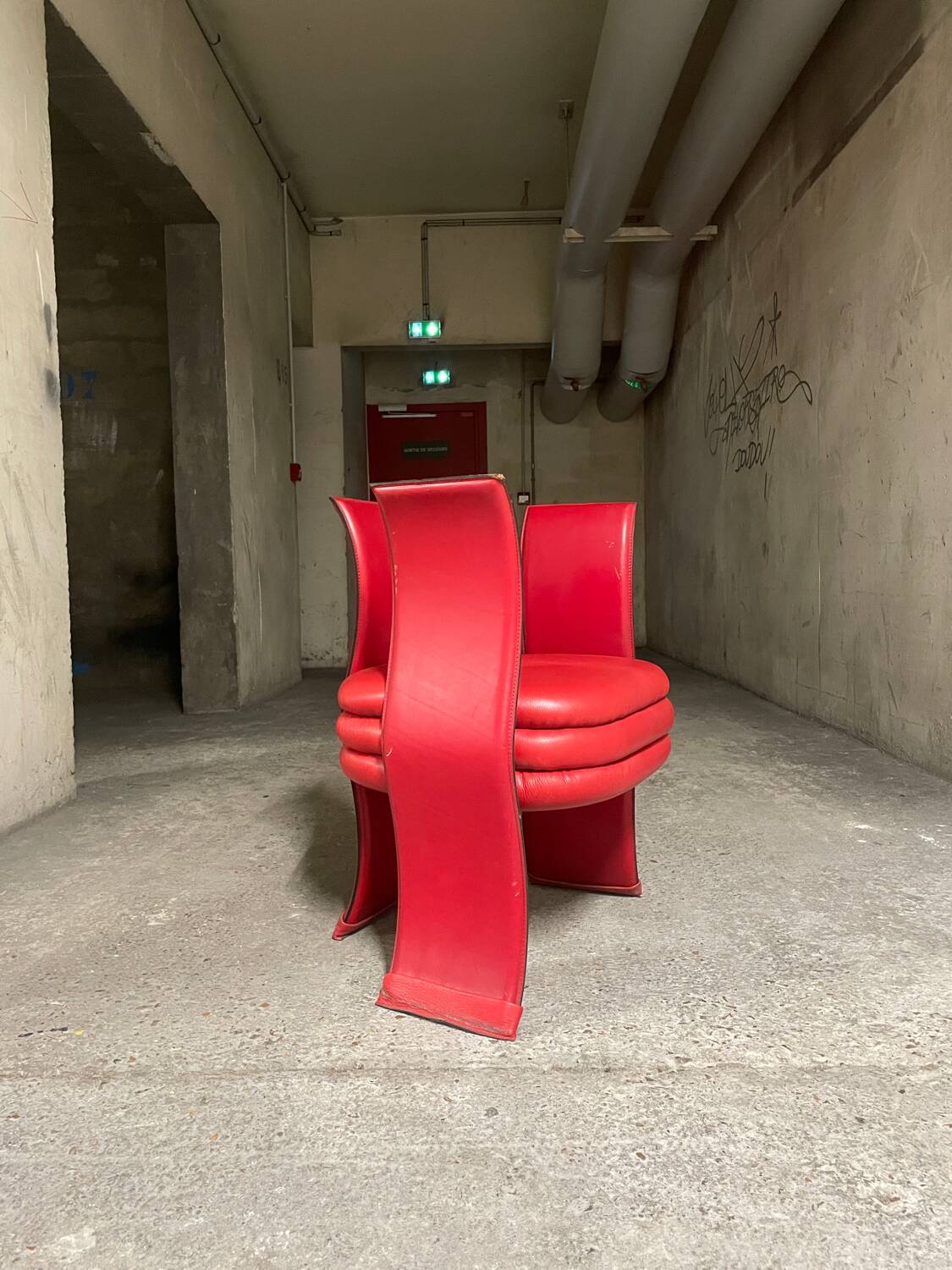 Italian postmodernist armchair, 1980