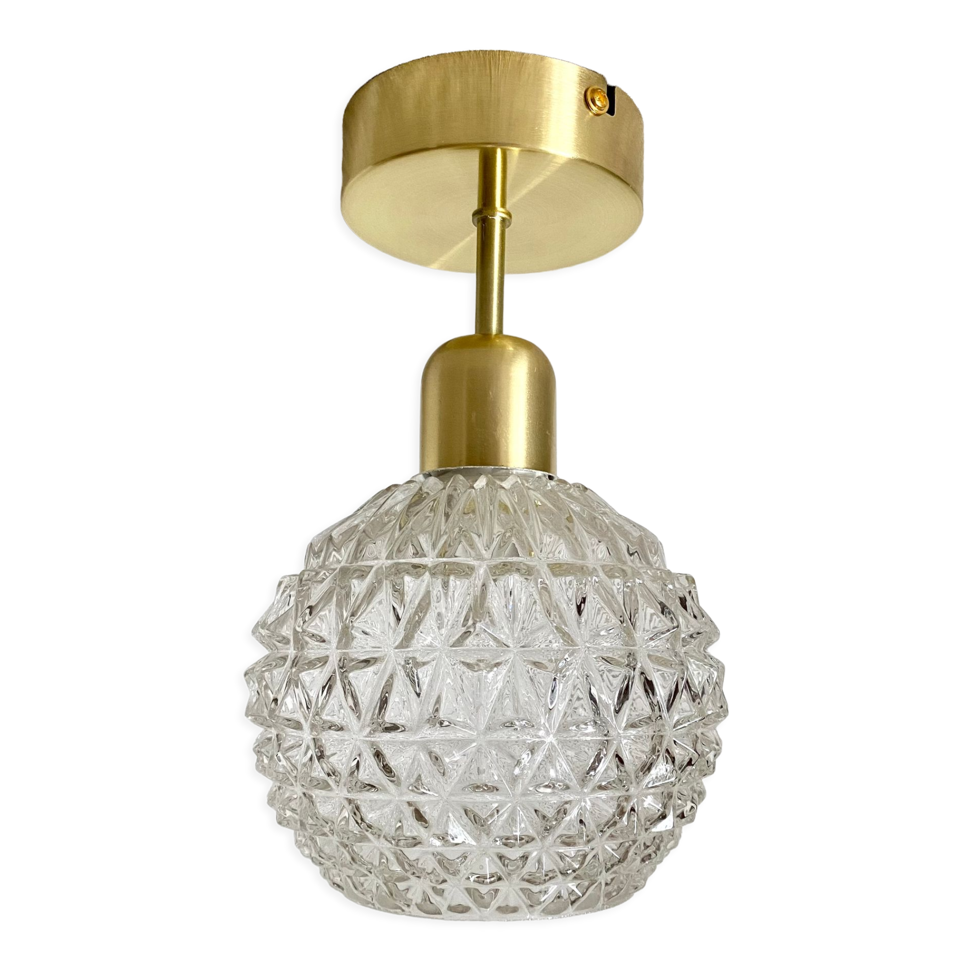 Vintage ceiling lamp glass globe