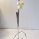 Soliflore vase in chrome metal Black + Blum