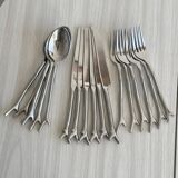 18 metal cutlery sets, branch design