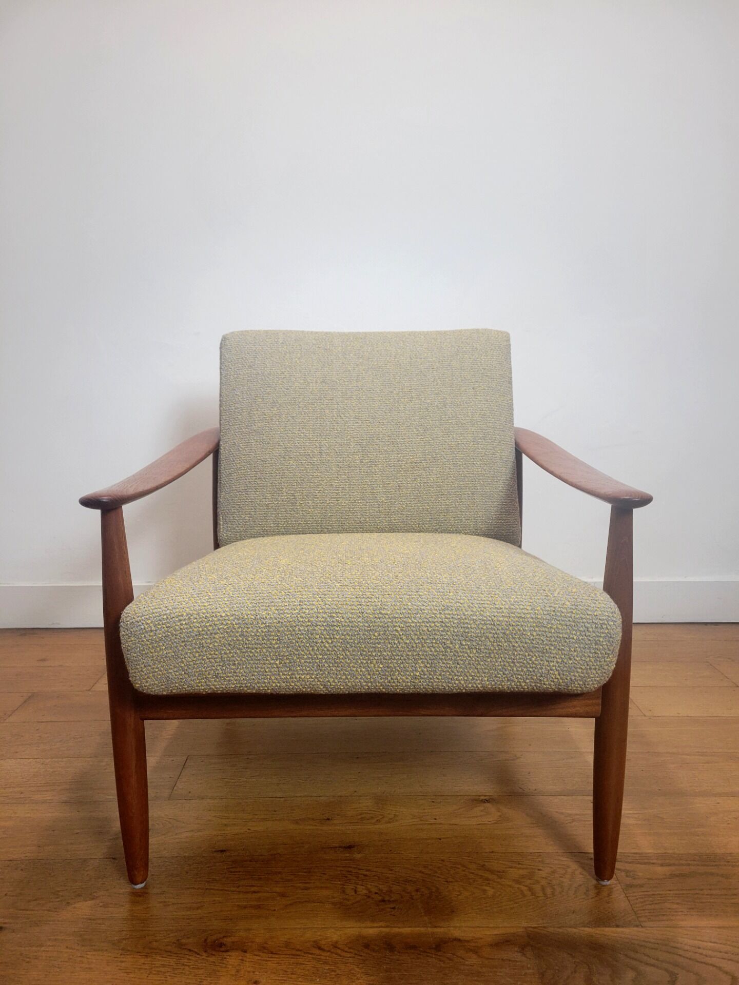 Vintage lounge chair in teak by Carl Straub, 1960