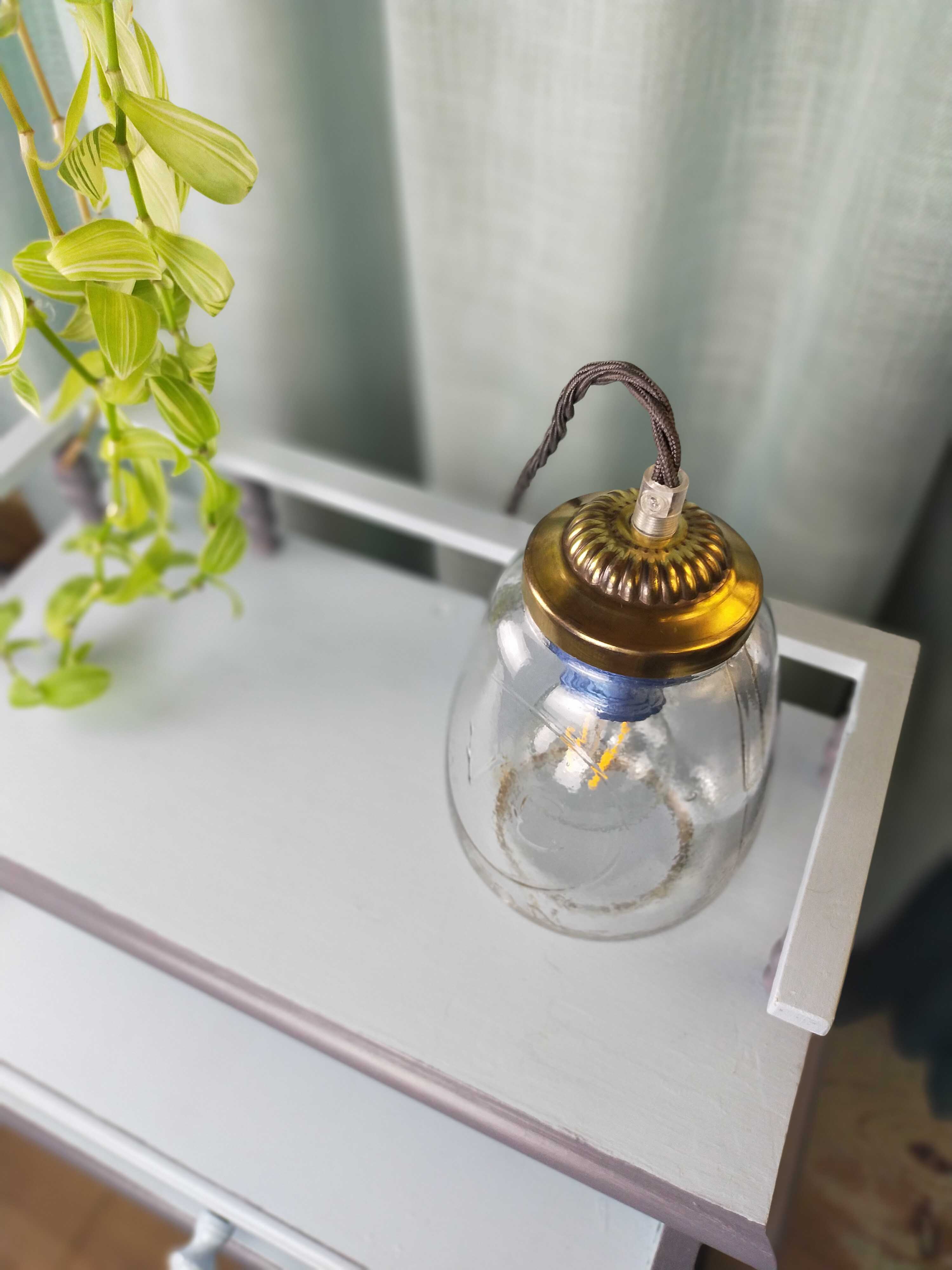 Transparent glass lamp type walkman