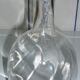 Corrugated neck glass decanter