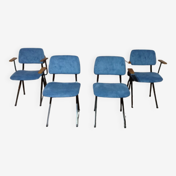 Chairs Model 202 SpinStoel by Mark Siepel and Ynske Kooistra for Marko Holland, 1960s, Set of 4