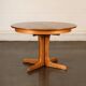 Table ronde extensible piètement étoile