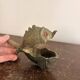 Vintage Articulated Ashtray Fish Golden Brass 1970