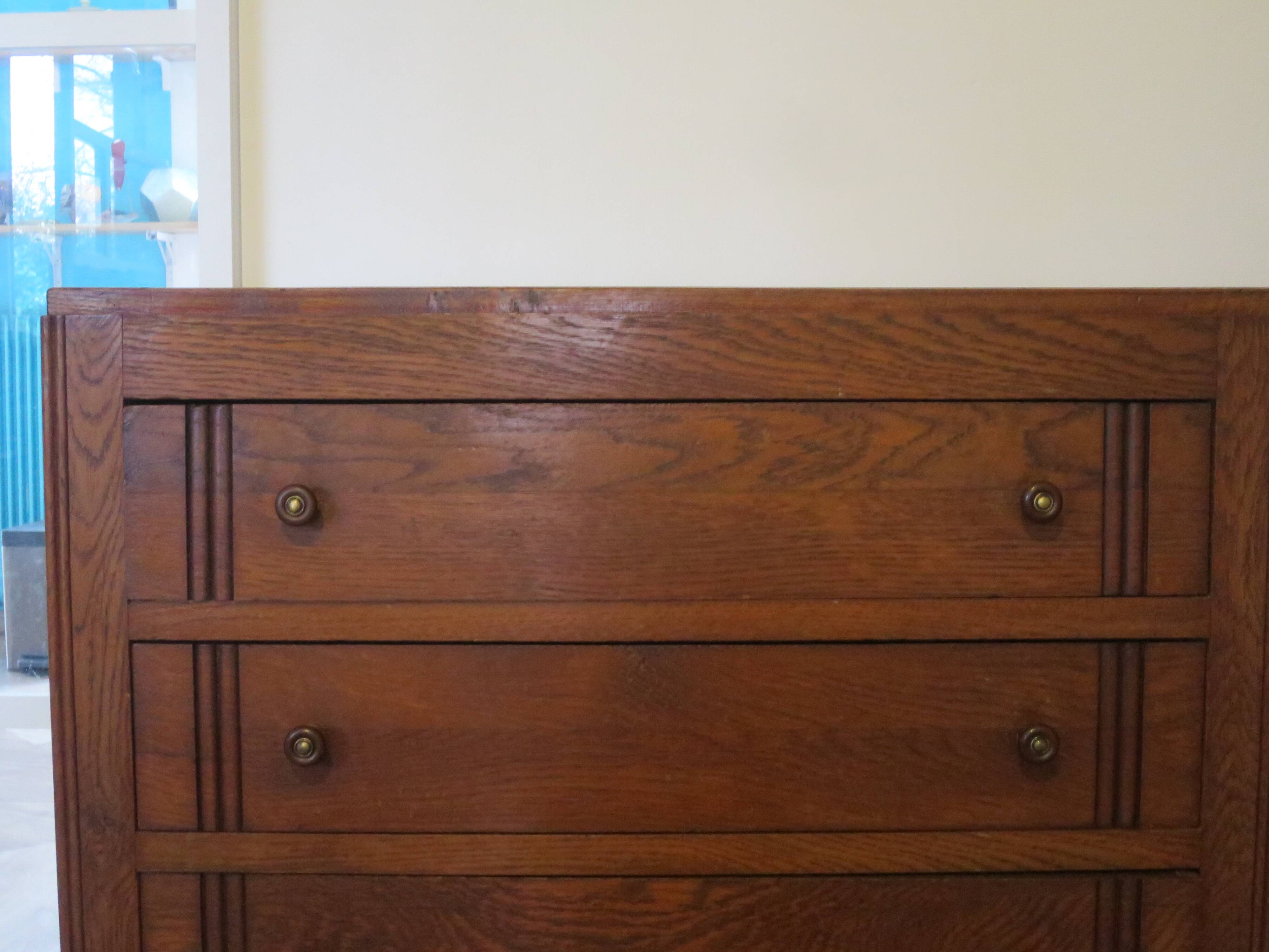 Rare - Jolie commode 4 tiroirs -Vintage - Frêne - Années 50