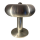 Lampe 'Donut' aluminium brossé, Design Space Age, ca 1960