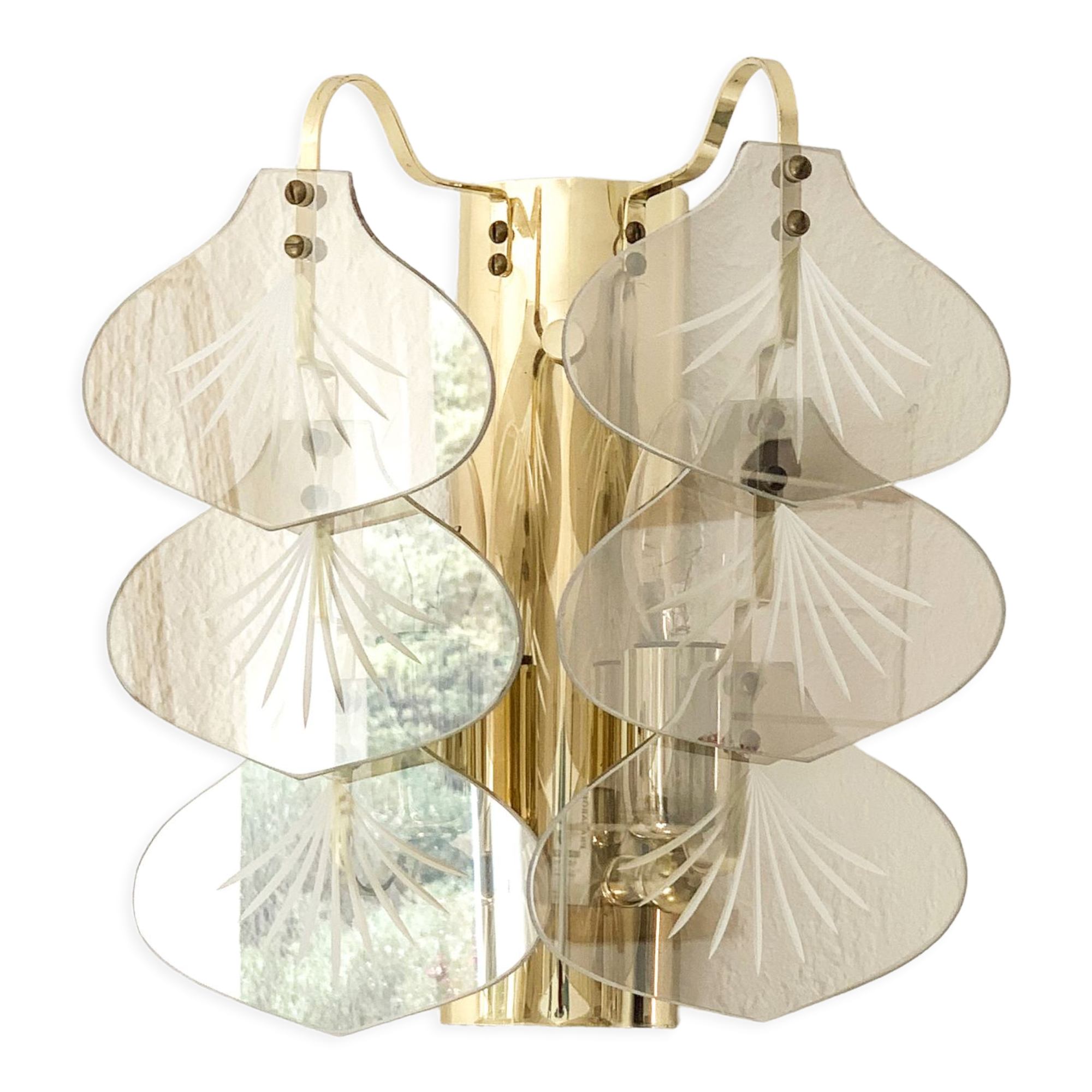 Pair of vintage wall lights from the 1970s