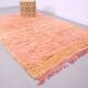 Peach Vintage Moroccan Rug 162 x 249 cm - Handmade Berber Rug - Wool Rug