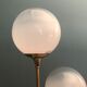 Italian Alberello brass & murano floor lamp