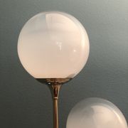 Italian Alberello brass & murano floor lamp