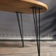 Table basse surf 1960 tripode pieds eiffel