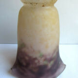 Art Deco lamp tulip, glass paste by Degué