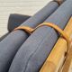1970s, Danish design by Børge Mogensen, sofa model 2252, oak, furniture wool