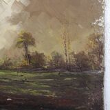 Landscape oil painting on canvas | 1950s