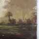 Peinture à l'huile sur toile représentant un paysage | Années 1950