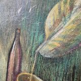 Oil pastel still life 1970