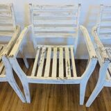 Ensemble de 4 chaises en bois