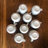Série de 9 tasses anciennes