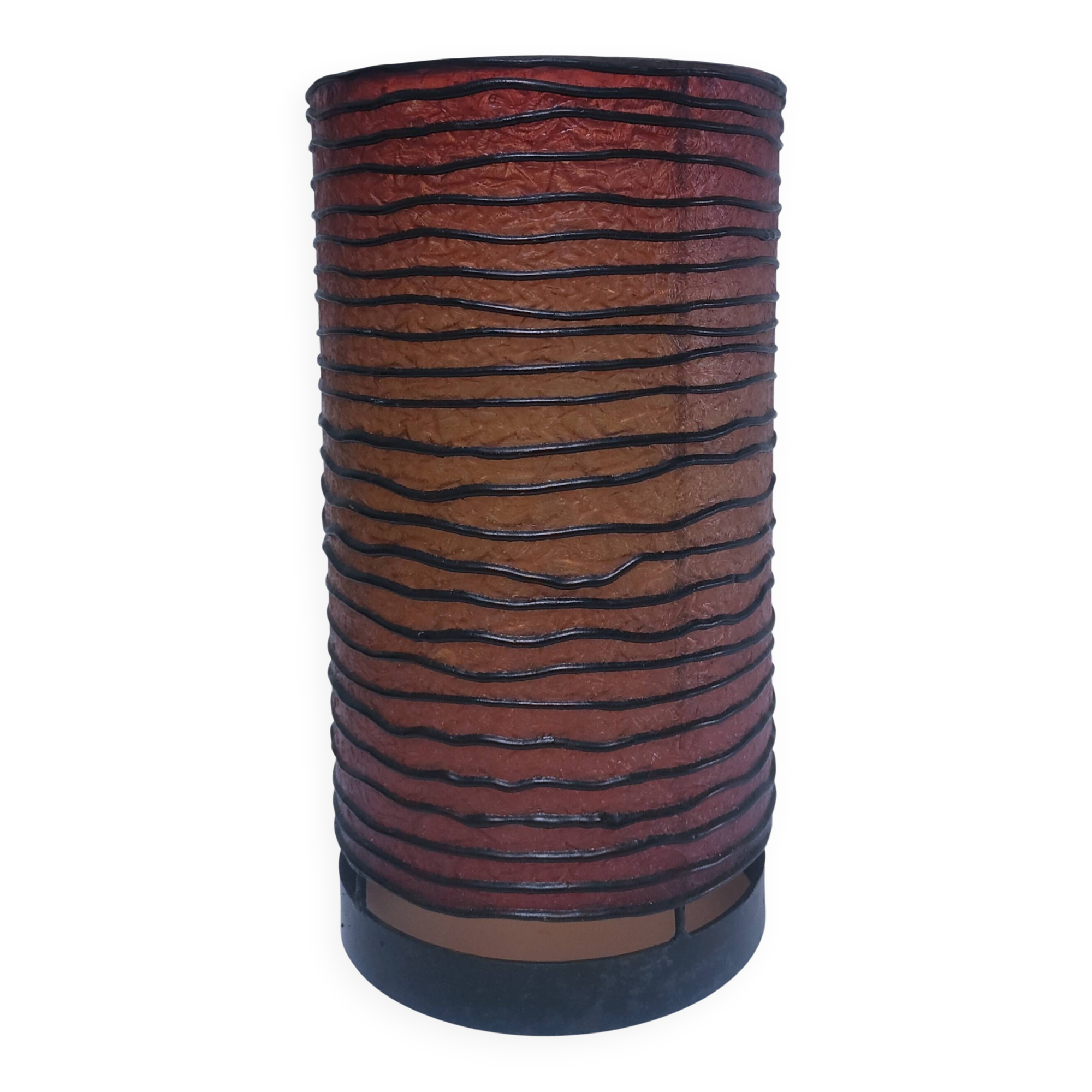 90s design metal resin cylinder lamp