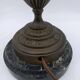 Bronze / brass lamp base, late 19th century.
