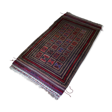 Afghan wool carpet, 80s - 160 x 100 cm