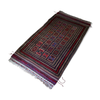 Afghan wool carpet, 80s - 160 x 100 cm