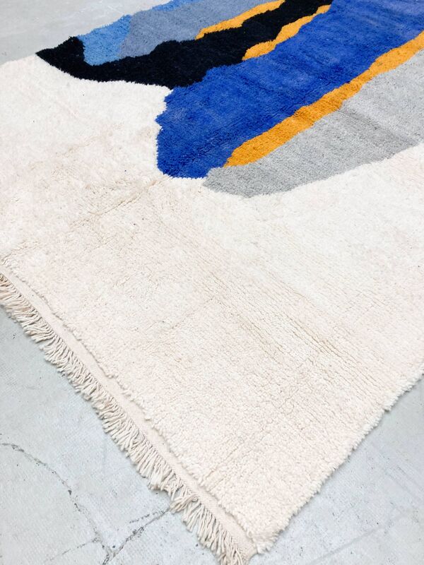Tapis berbère marocain coloré Boujaad 2,92x1,95m