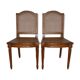 Duo de chaises cannées