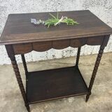 Table d'appoint à double plateau