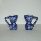 Pair of broc vases signed Allix Michel Alexandrov Vallauris