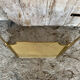 Fire Screen Grate Fireplace 3 Panels Brass 1970s Vintage