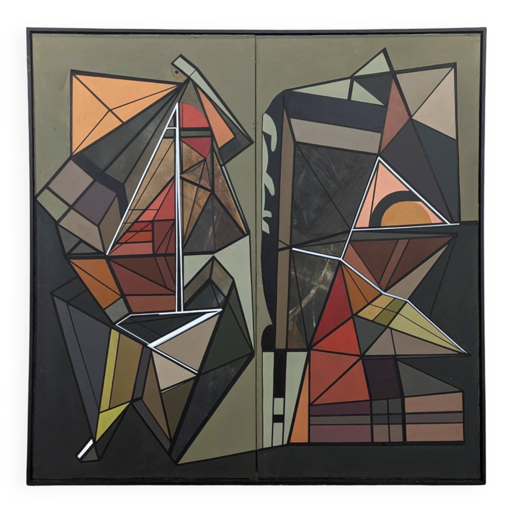 Large abstract painting