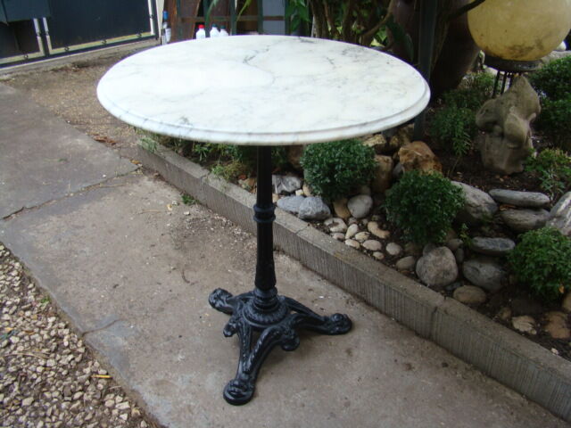Table bistrot marbre ancienne