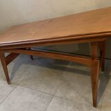 Table modulable danoise en teck Kai Kristiansen 1960