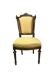 Queen's chair in Louis XVI style, wood and fabric, late 19th century.