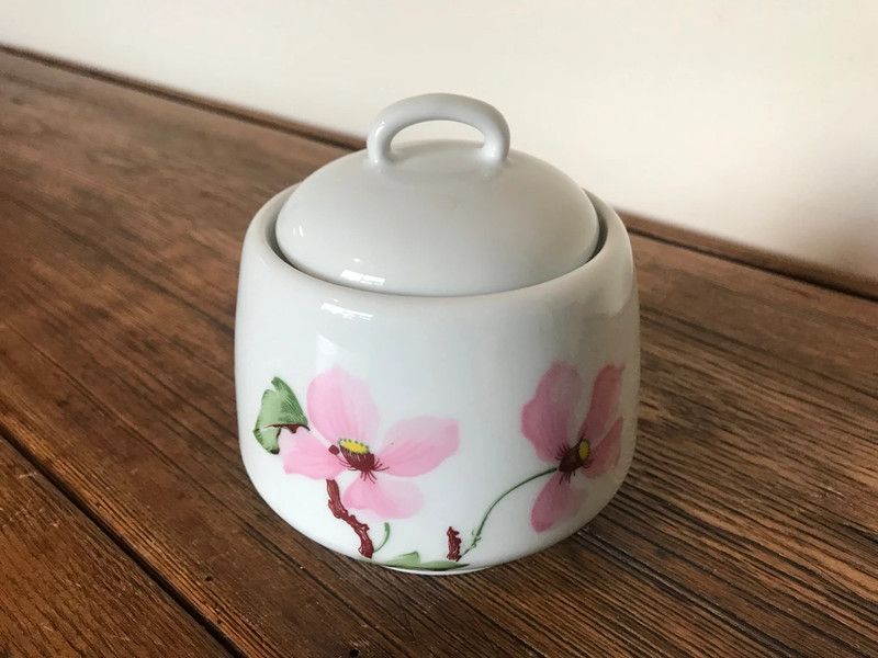 Lot pot à lait et sucrier en porcelaine du Berry | Selency