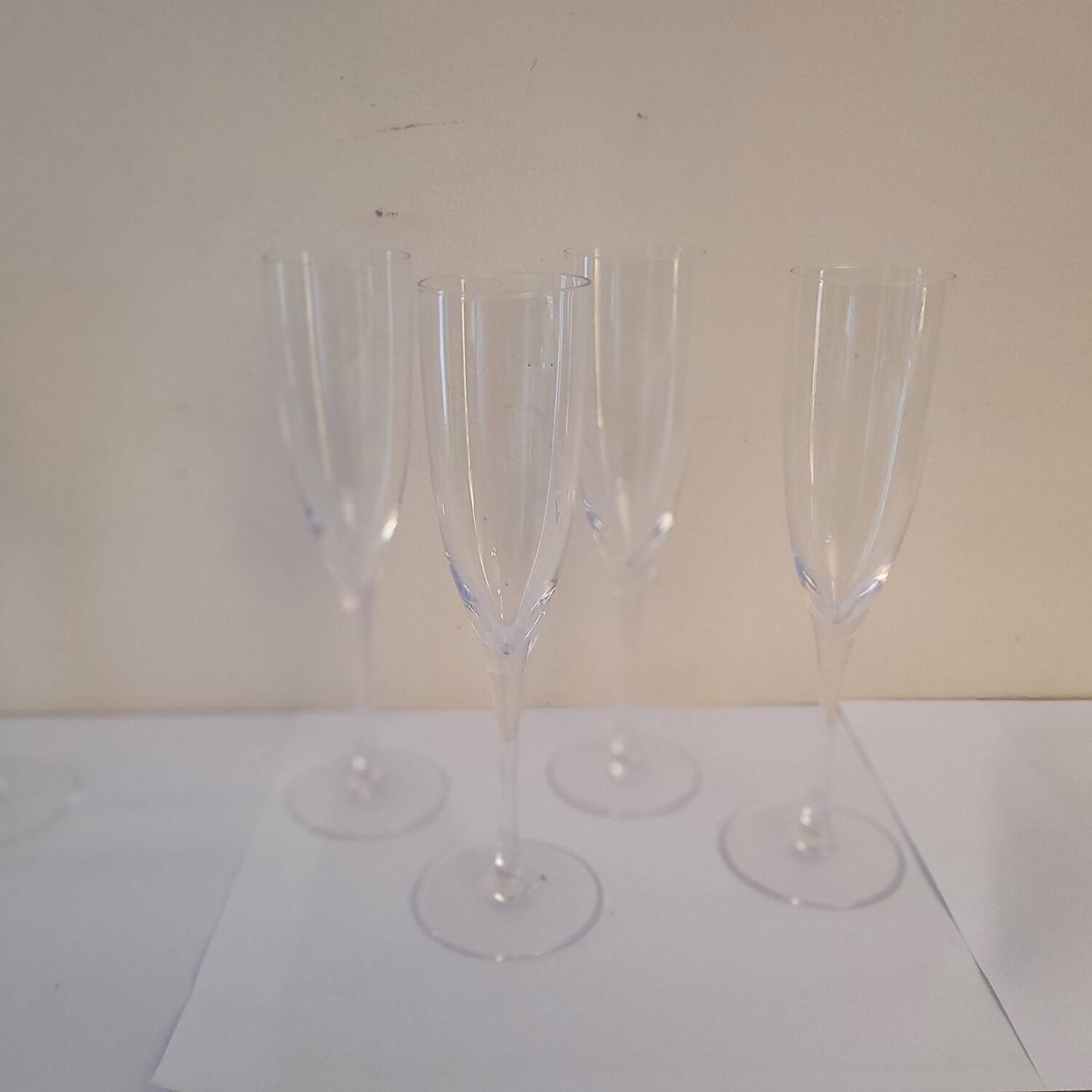 Slender crystal bowls, 1960s–70s