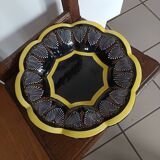 HB Quimper ceramic fruit bowl with beaded decoration