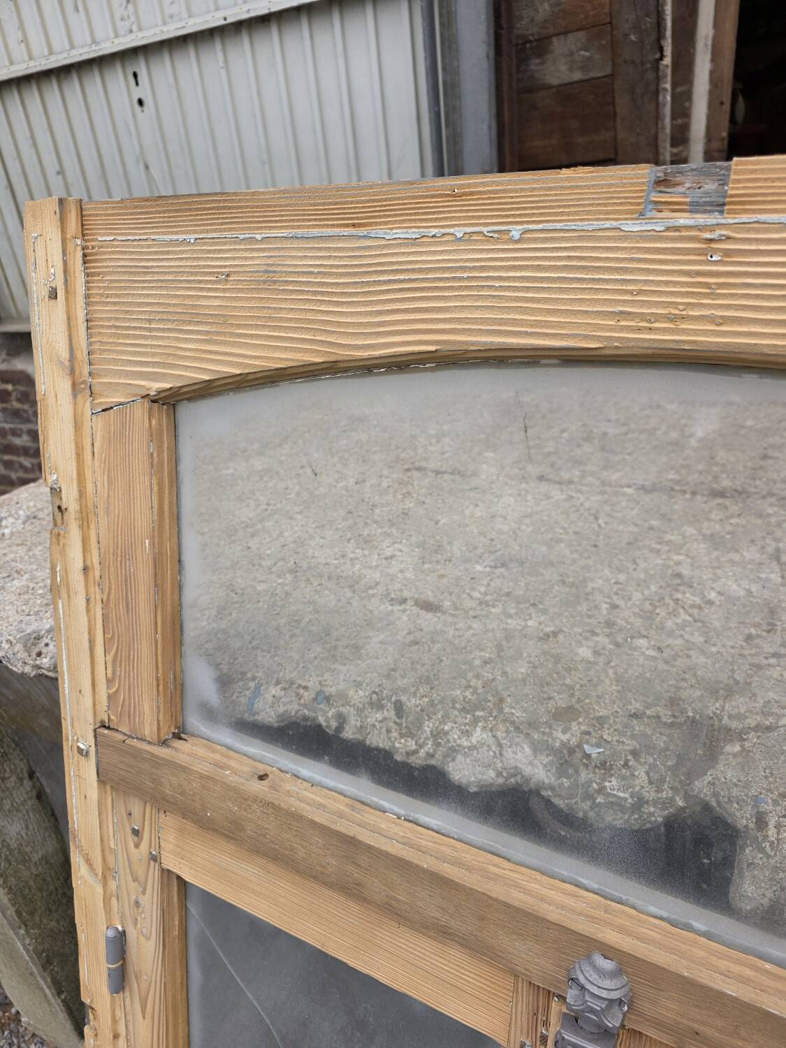 Old window with frame