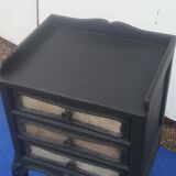 Black bedside