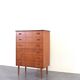 Mid-Century Danish Teak Chest of Drawers, 1960s.