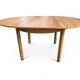 Scandinavian extendable oak table from the 1960s (butterfly extension)
