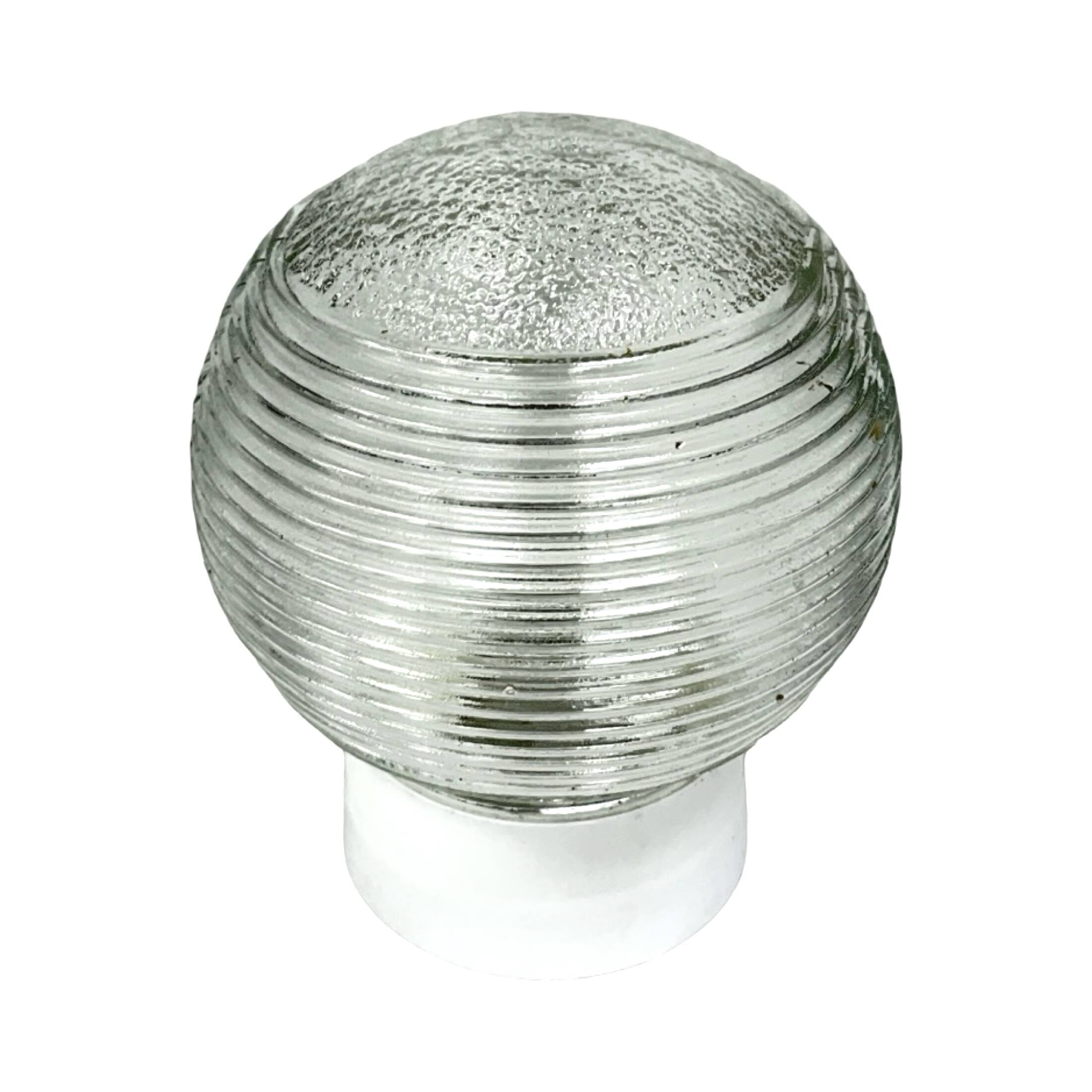 Vintage wall sconce | shade Glassworks Białystok 1974 | new installation |